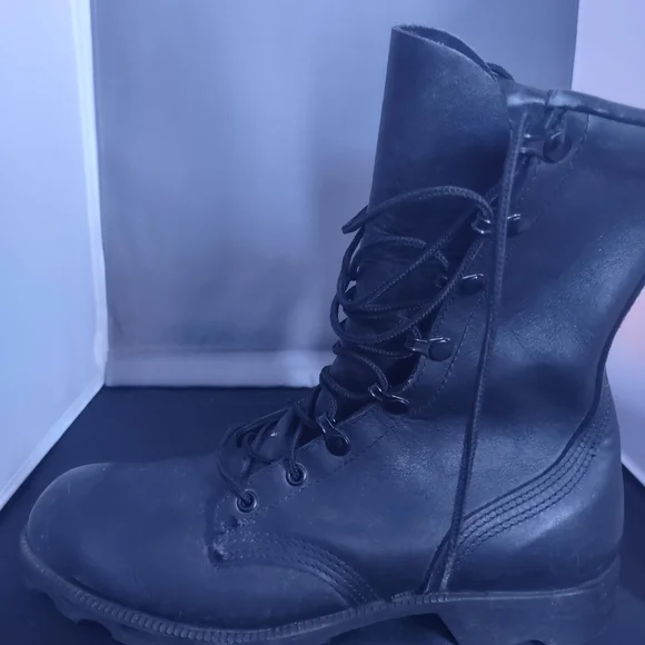 Black Combat Boots - Picture 3 of 7